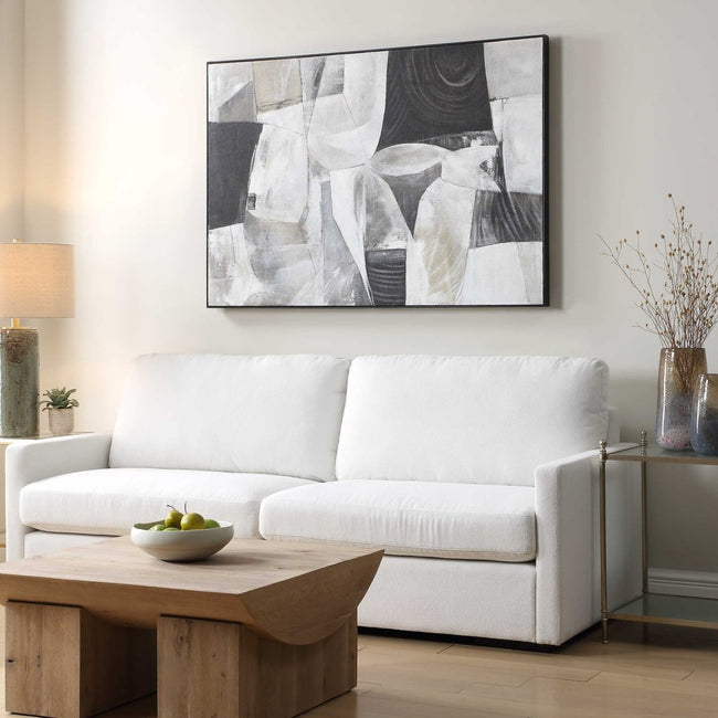 Folding Time Framed Abstract Art - Uttermost - Framed Canvas by Modest Hut