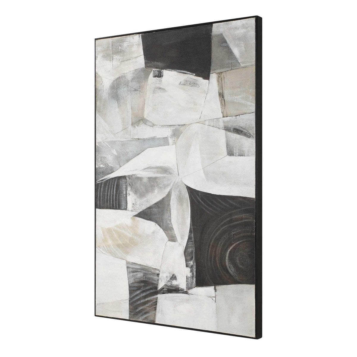 Folding Time Framed Abstract Art - Uttermost - Framed Canvas by Modest Hut