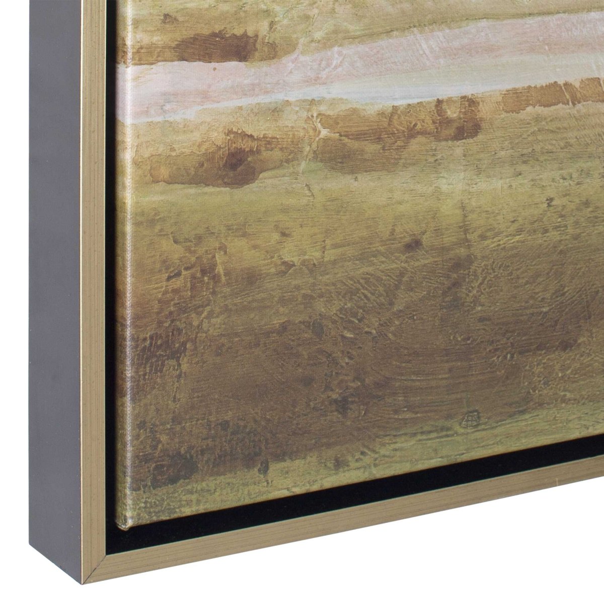 Hazy Lake Framed Landscape Art - Uttermost - Framed Canvas by Modest Hut