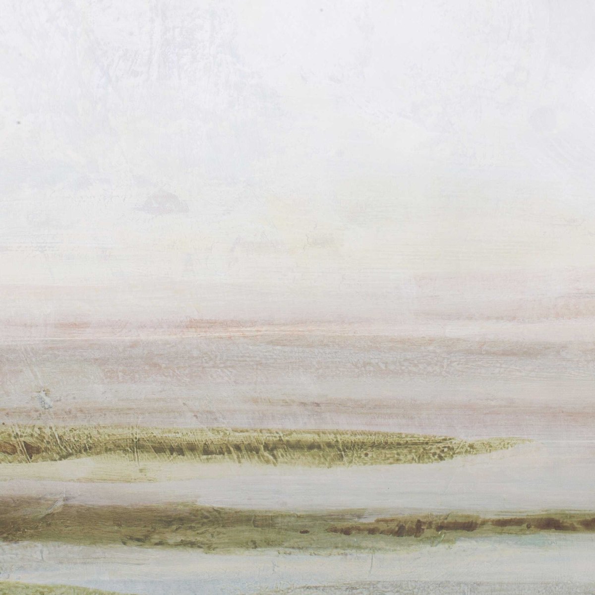 Hazy Lake Framed Landscape Art - Uttermost - Framed Canvas by Modest Hut