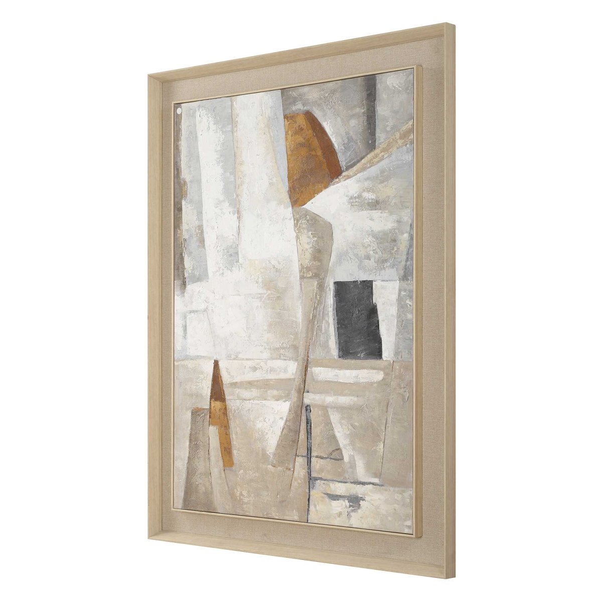 Hide & Seek Abstract Art - Uttermost - Framed Canvas by Modest Hut