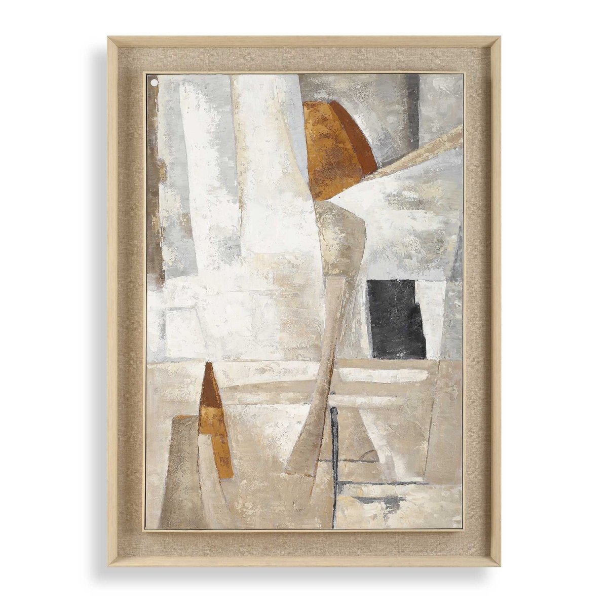 Hide & Seek Abstract Art - Uttermost - Framed Canvas by Modest Hut
