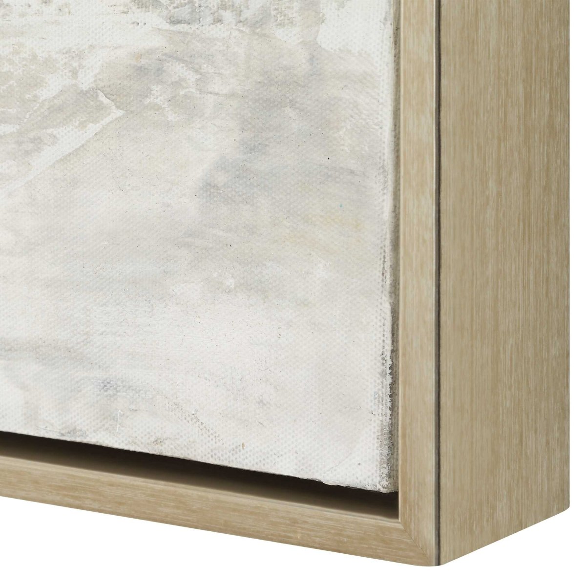 Hours In Silence Abstract Art - Uttermost - Framed Canvas by Modest Hut