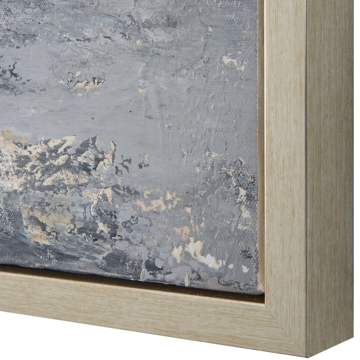 Intuition Hand Painted Abstract Art - Uttermost - Framed Canvas by Modest Hut