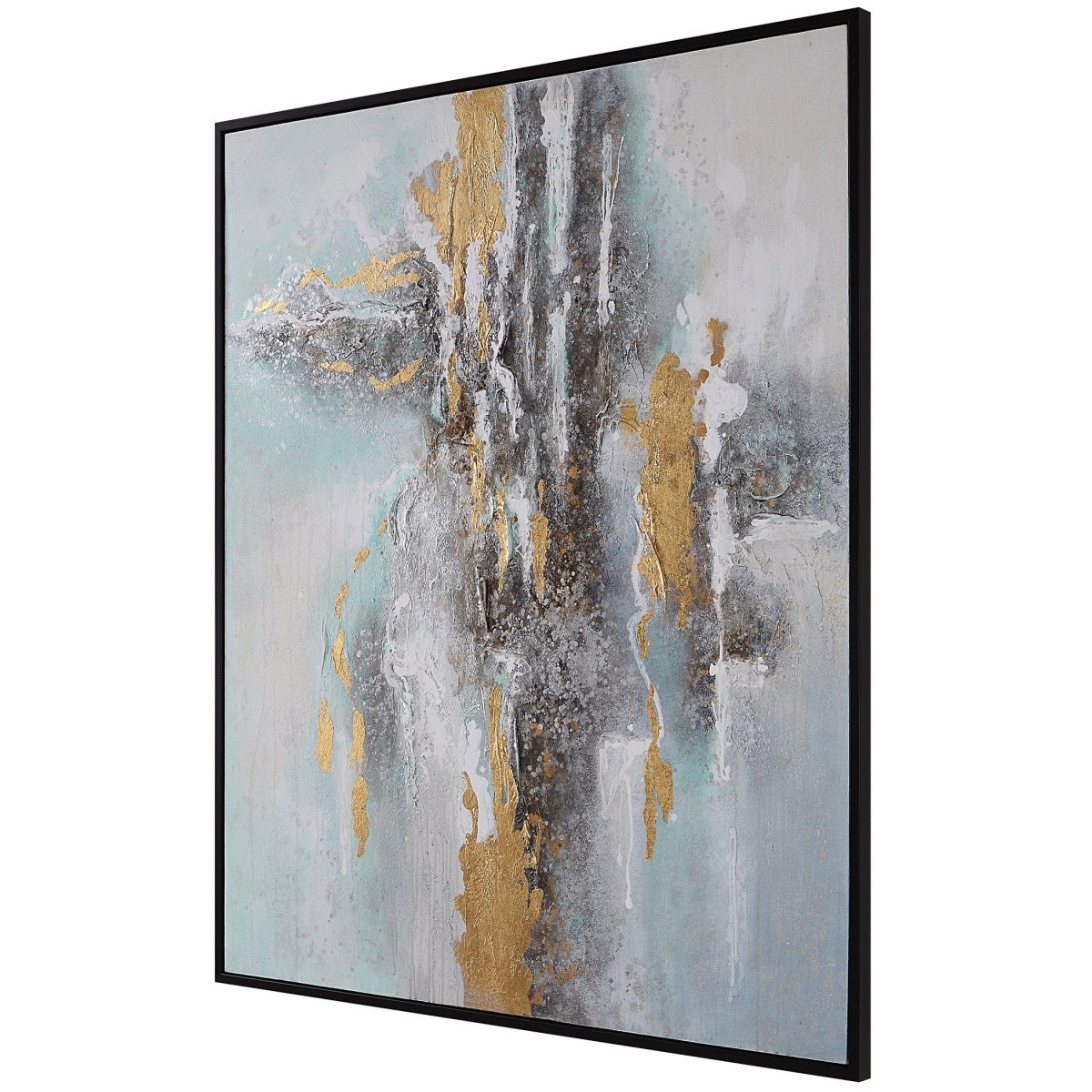 Mountain Mist Hand Painted Canvas - Uttermost - Framed Canvas by Modest Hut