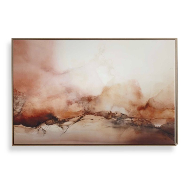 Rise Framed Modern Canvas - Wall Art