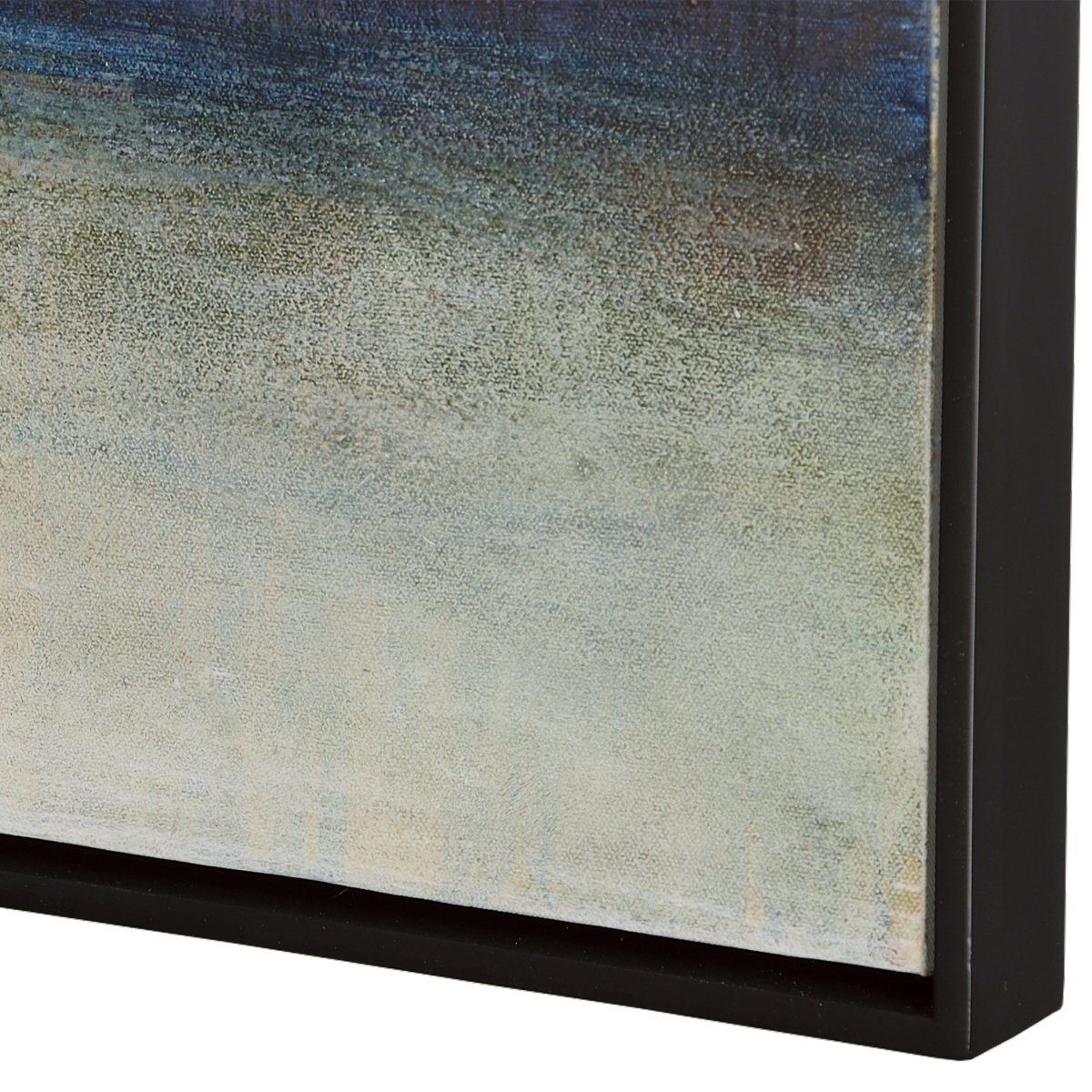 Seafaring Dusk Hand Painted Abstract Art - Uttermost - Framed Canvas by Modest Hut