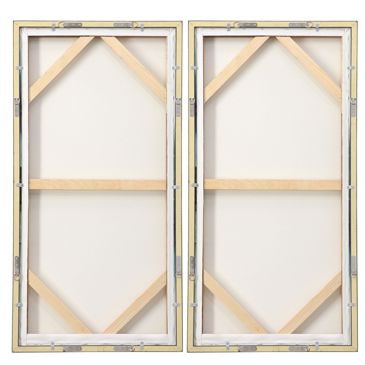 September Desert Modern Watercolor Art Set/2 - Uttermost - Framed Canvas by Modest Hut