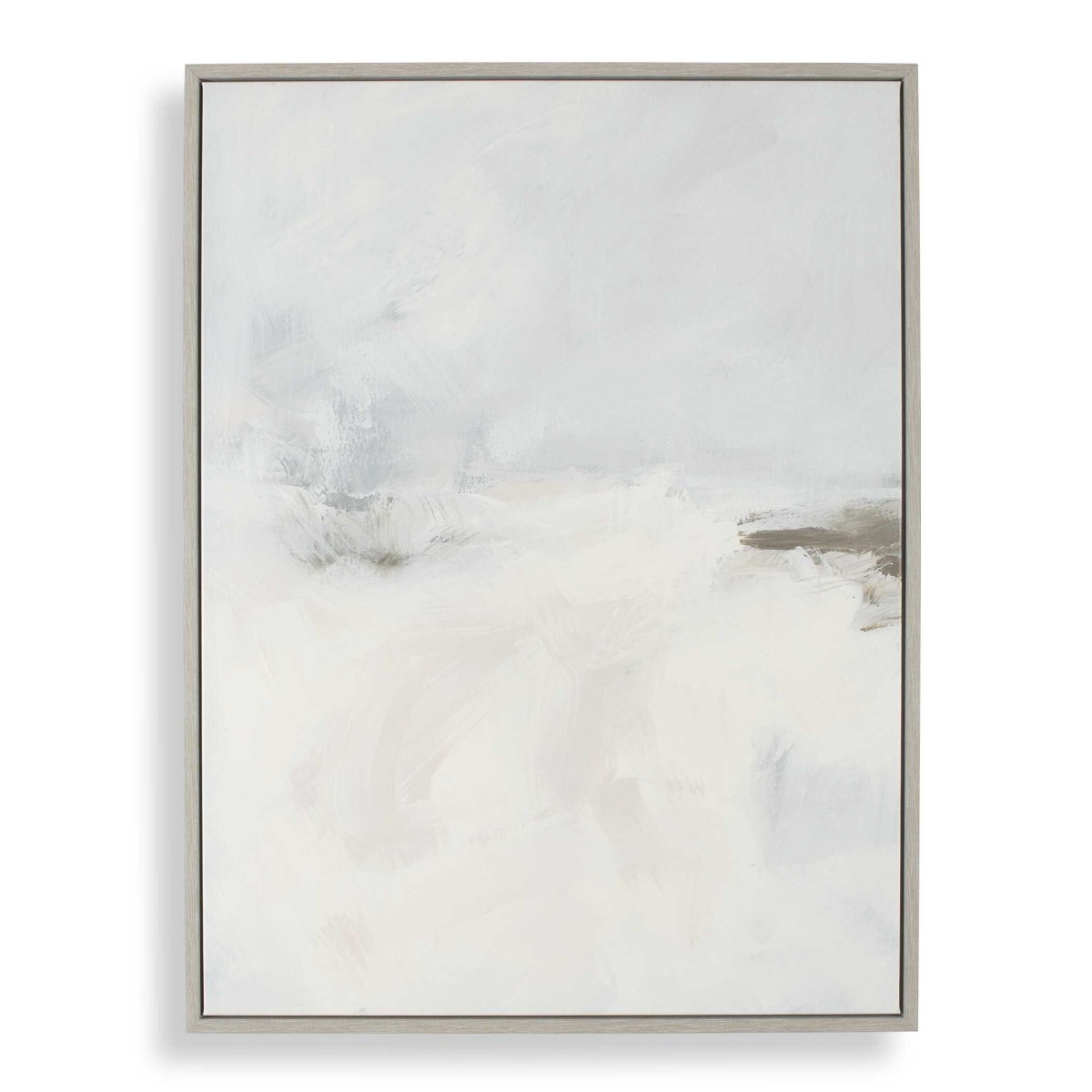 Simple Serenity Framed Abstract Art - Uttermost - Framed Canvas by Modest Hut