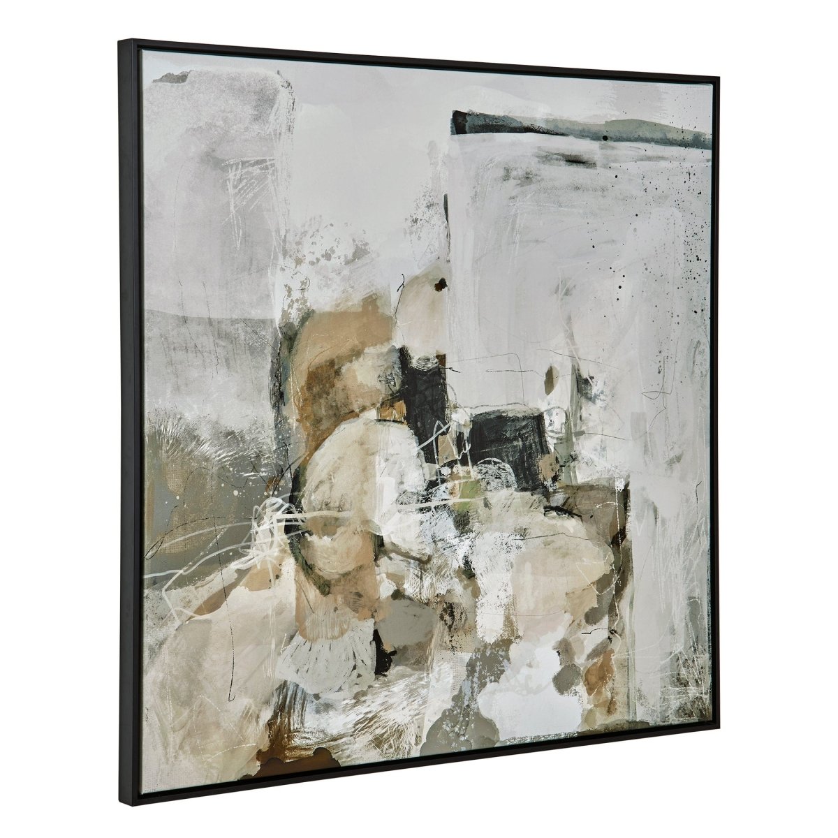 Solace I Abstract Art On Canvas - Uttermost - Framed Canvas by Modest Hut