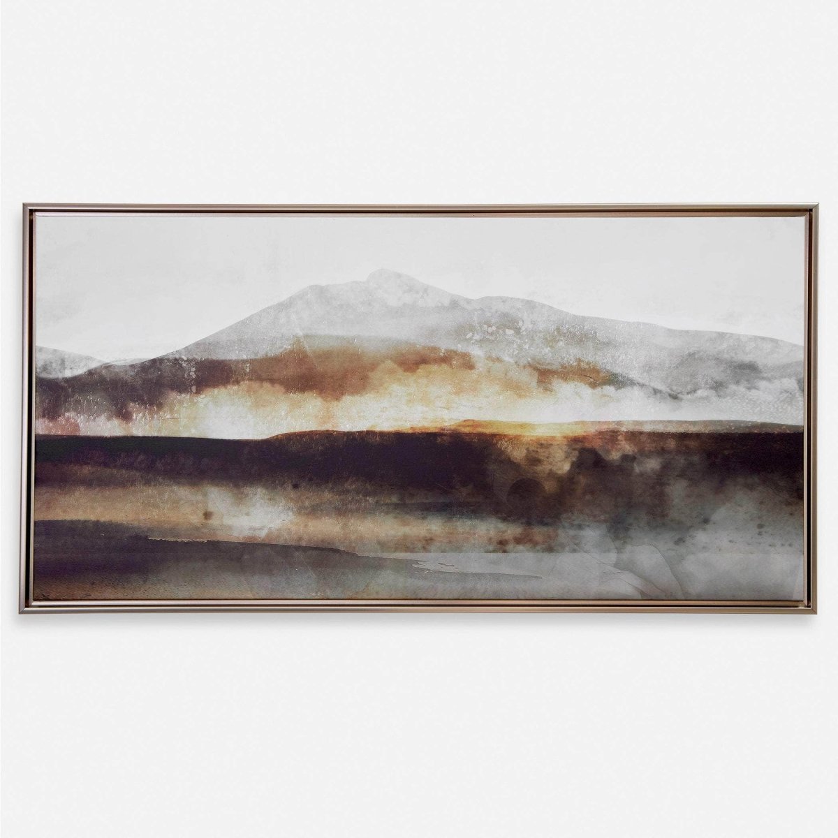 Splash Of Land Framed Canvas - Uttermost - Framed Canvas by Modest Hut