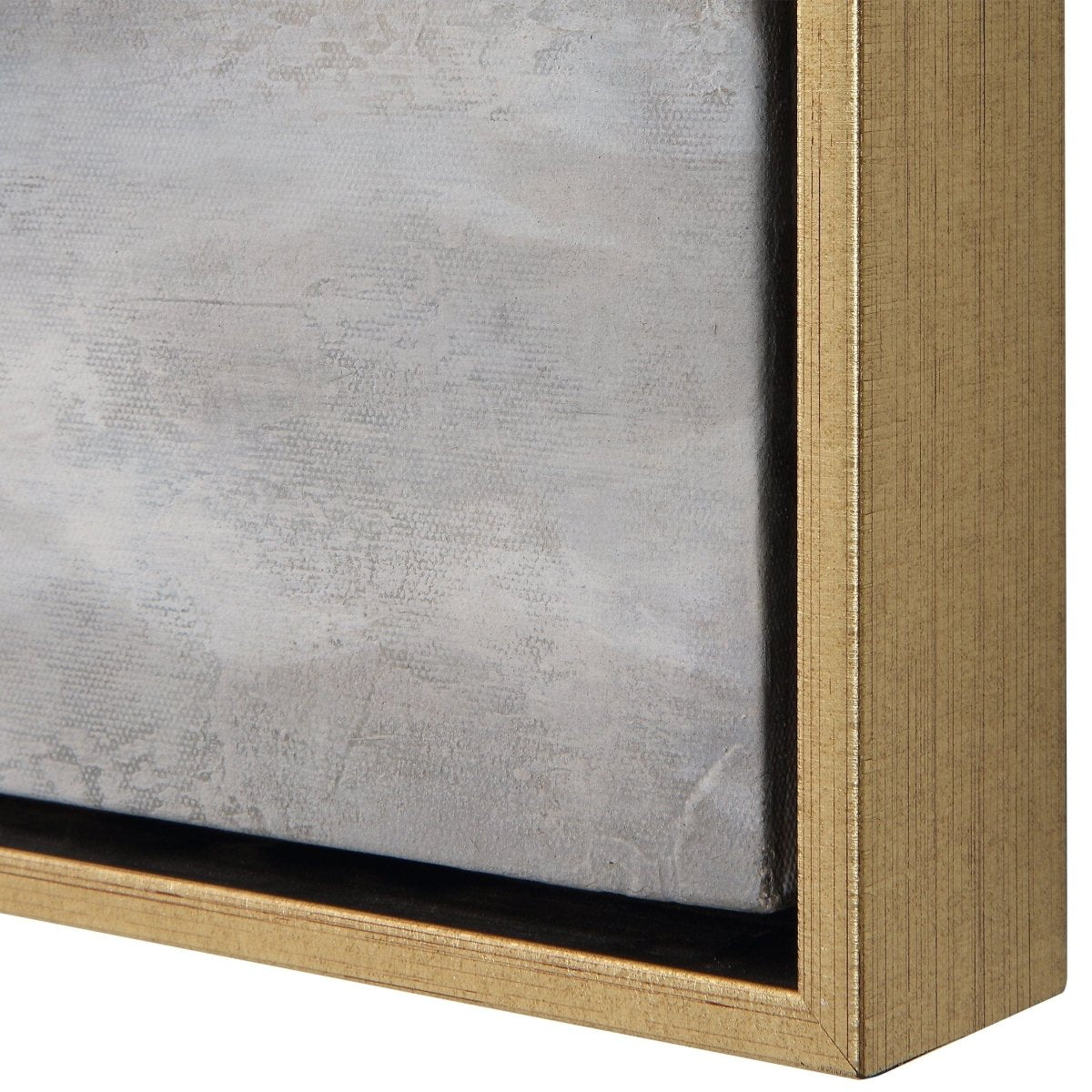 Storm Clouds Abstract Hand Painted Art - Uttermost - Framed Canvas by Modest Hut