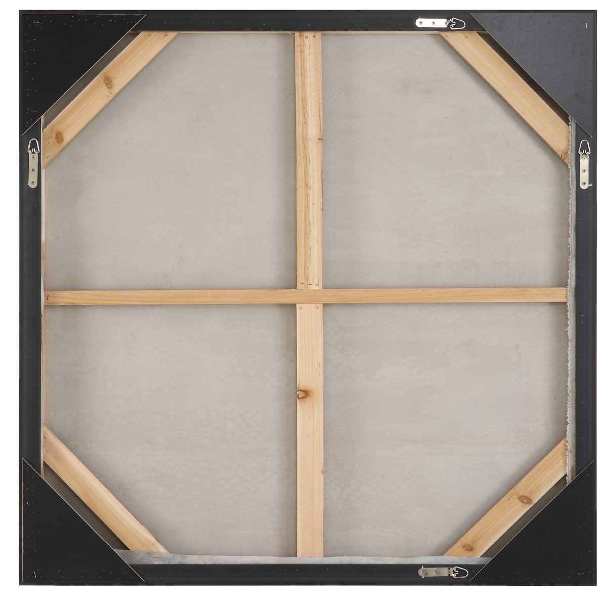 Storm Clouds Abstract Hand Painted Art - Uttermost - Framed Canvas by Modest Hut