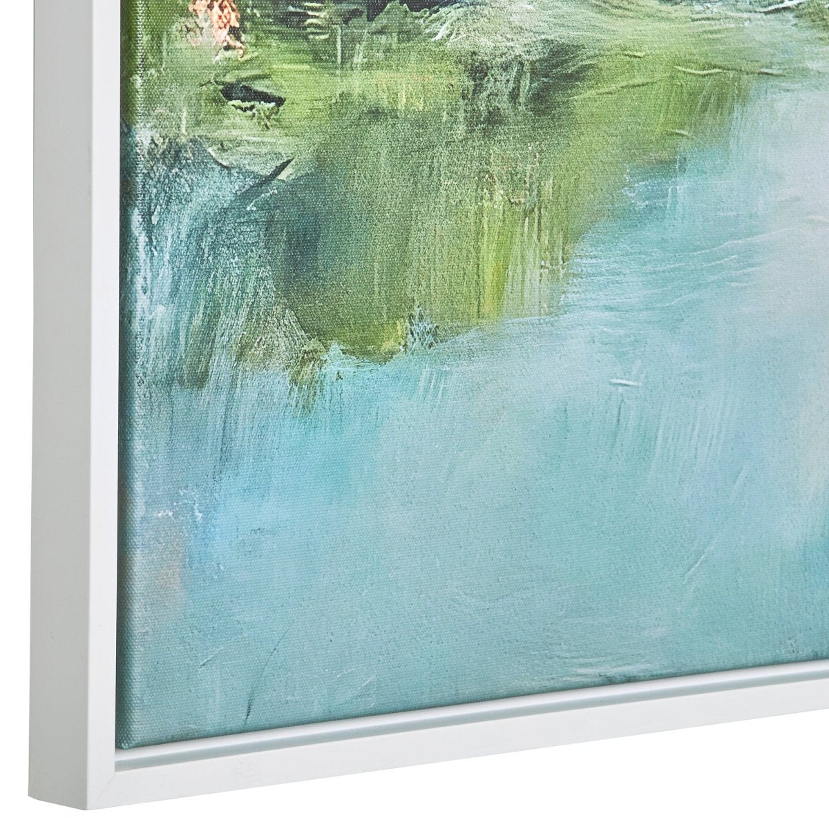 The River Glows Solid Wooden Framed Canvas - Uttermost - Framed Canvas by Modest Hut