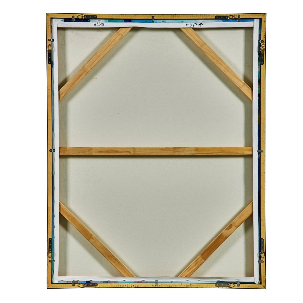 The Story Of Water Abstract Art - Uttermost - Framed Canvas by Modest Hut