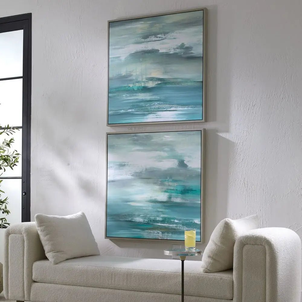 Tranquil State Framed Canvas, Set of 2 - Uttermost - Framed Canvas by Modest Hut