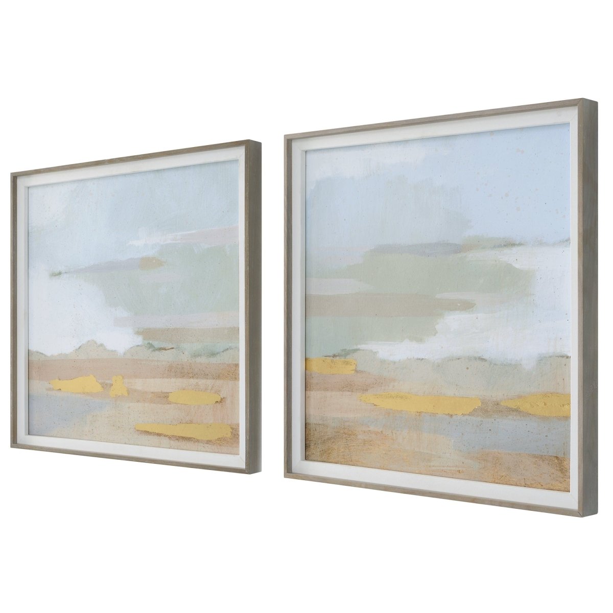 Abstract Coastline Framed Prints, S/2 - Uttermost - Framed Prints by Modest Hut