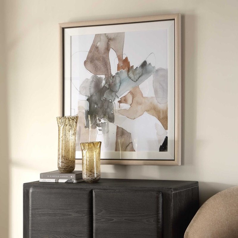 Cohesion Framed Abstract Print - Wall Art