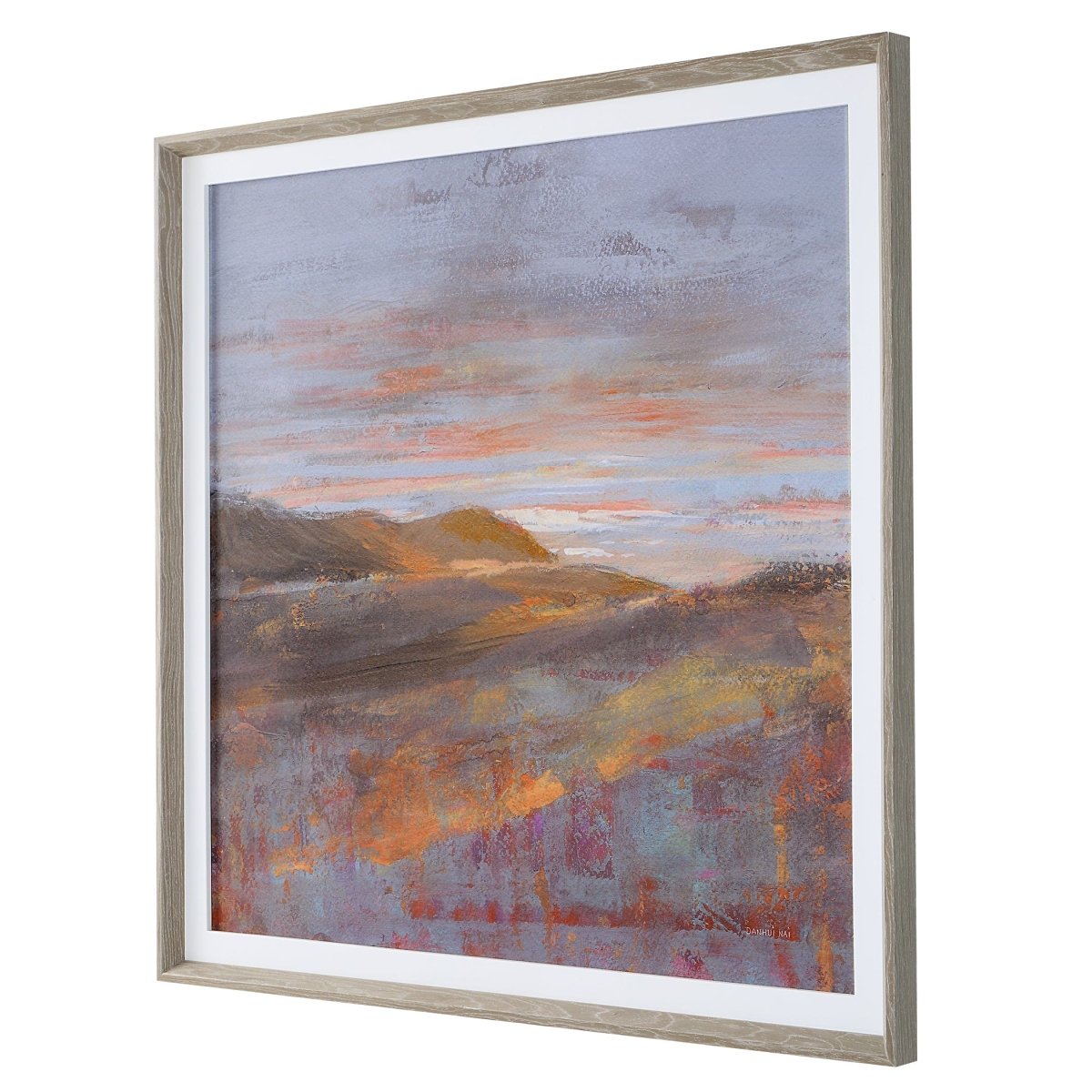 Dawn On The Hills Framed Print - Uttermost - Framed Prints by Modest Hut