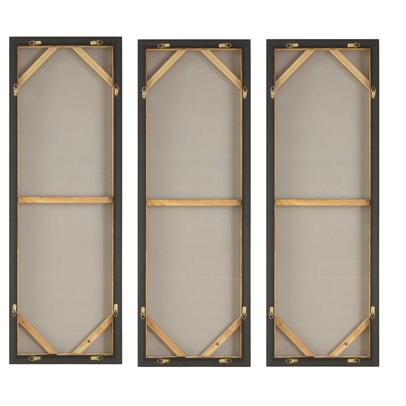 Smoke Break Hand Painted Modern Art Set/3 - Framed Prints