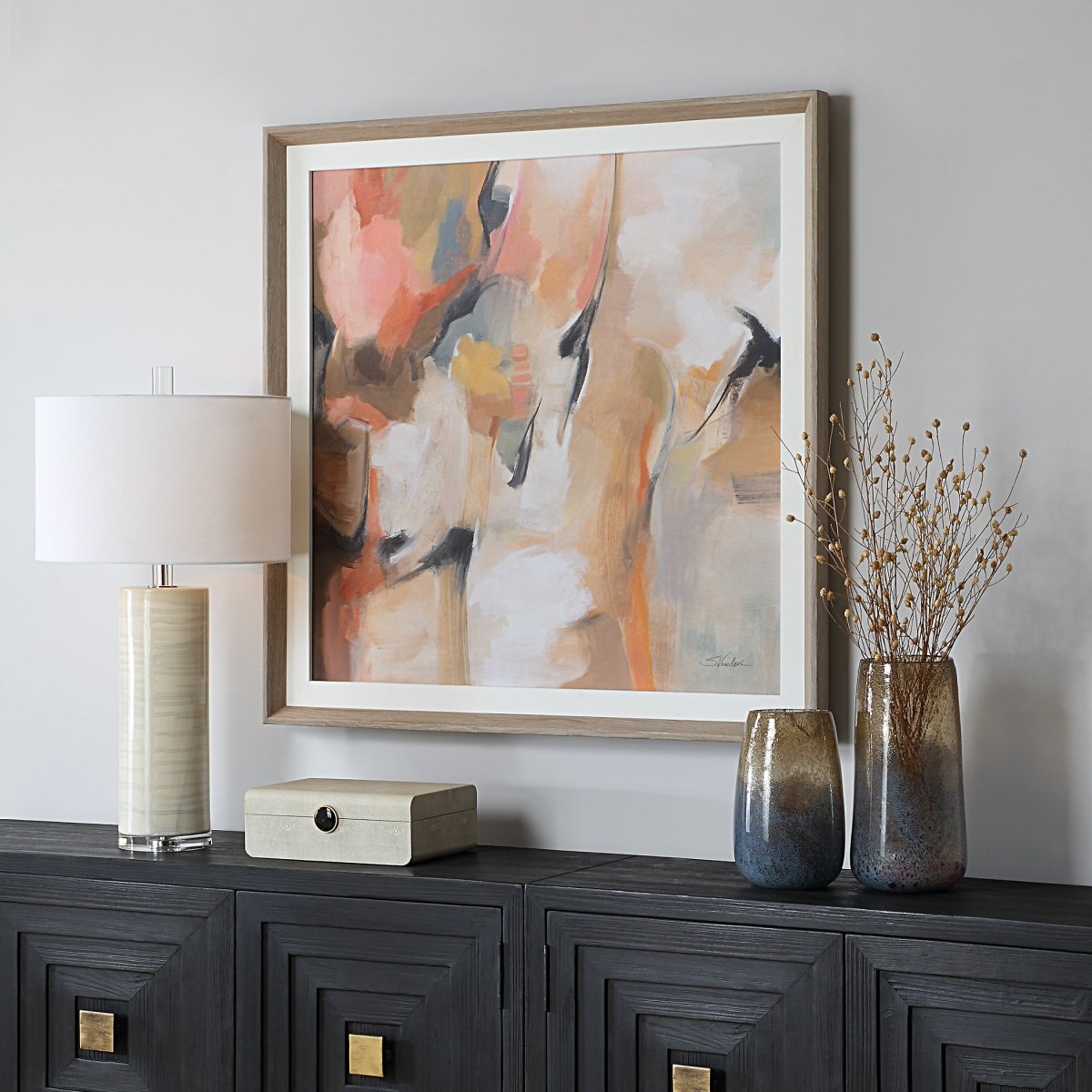 Uphill Framed Abstract Print - Uttermost - Framed Prints by Modest Hut