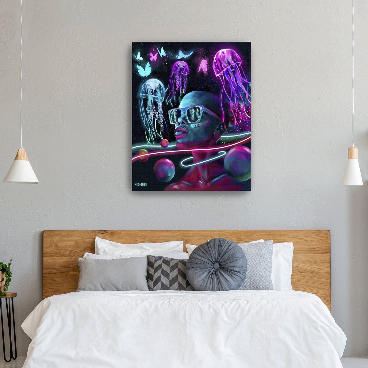 Neon Dream Canvas Wall Art - Lumaprints - Gallery Canvas by Modest Hut
