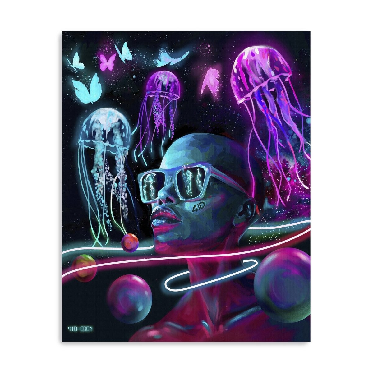 Neon Dream Canvas Wall Art - Lumaprints - Gallery Canvas by Modest Hut