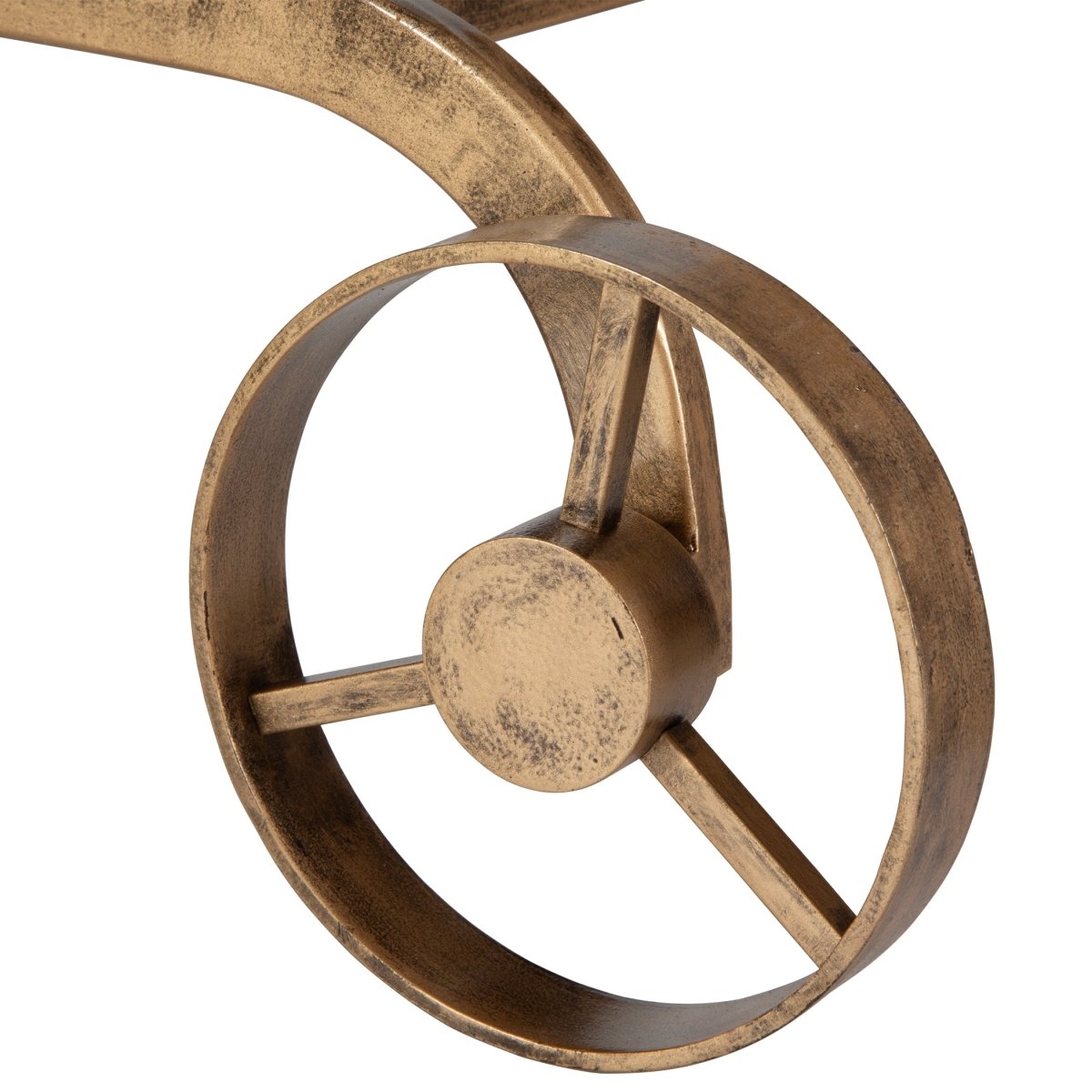 Carrinho Antique Brass Bar Cart - Uttermost - Kitchen & Dining Carts by Modest Hut