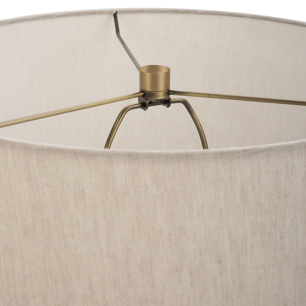 Gravitas Elegant Brass & Stone Lamp - Uttermost - Lamps by Modest Hut