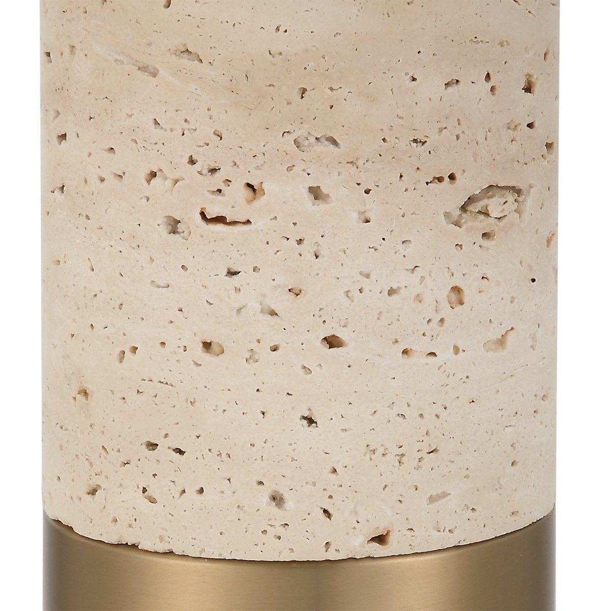Gravitas Elegant Brass & Stone Lamp - Uttermost - Lamps by Modest Hut