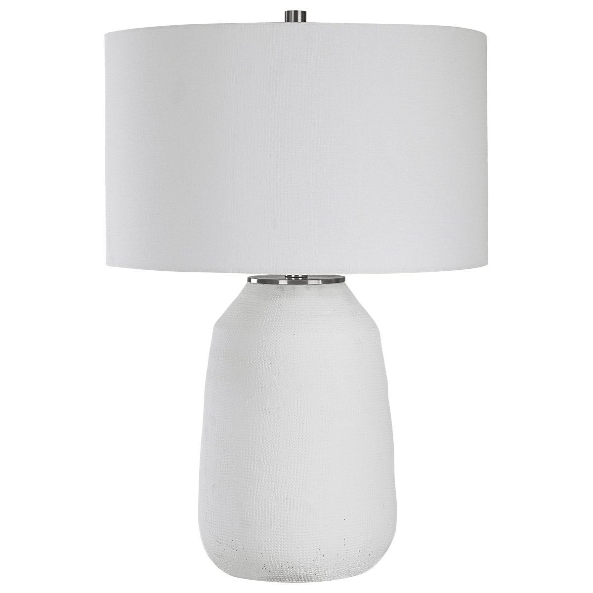 Heir Chalk White Table Lamp - Uttermost - Lamps by Modest Hut
