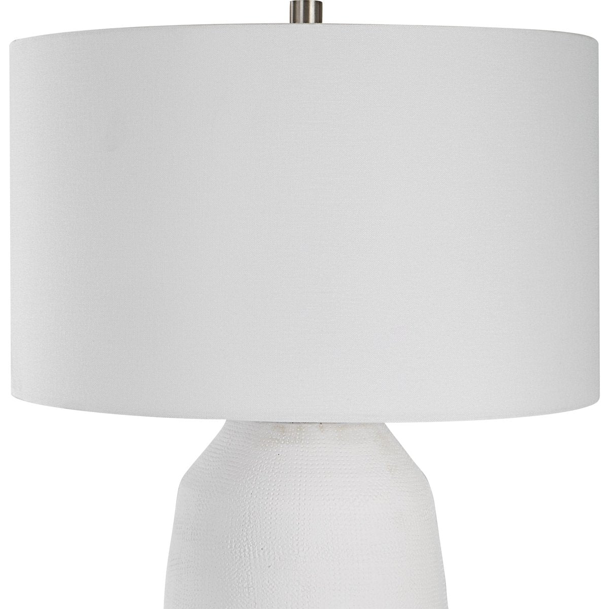 Heir Chalk White Table Lamp - Uttermost - Lamps by Modest Hut