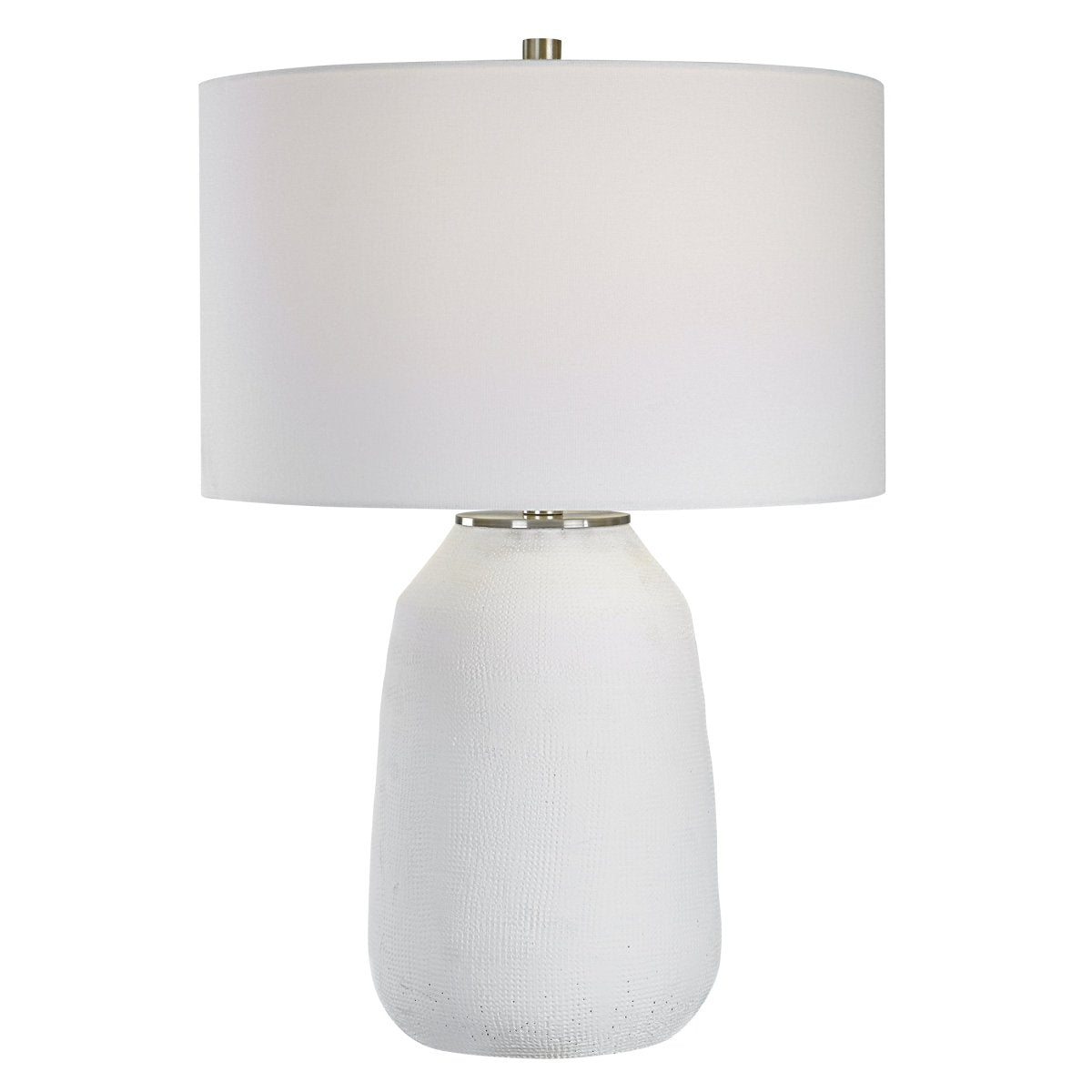 Heir Chalk White Table Lamp - Uttermost - Lamps by Modest Hut