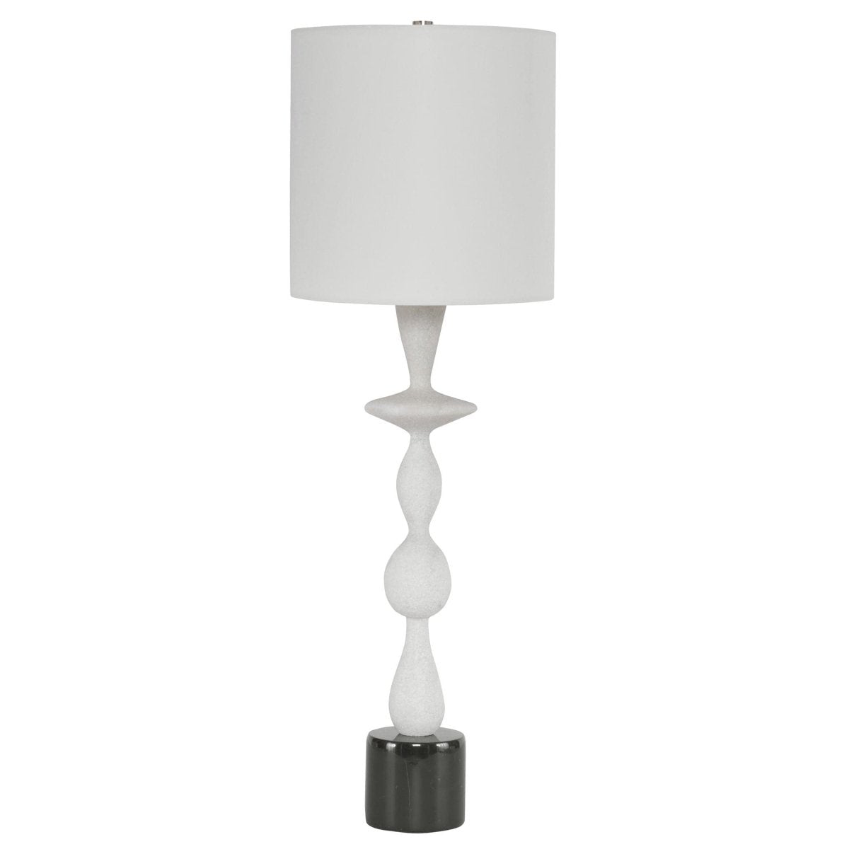 Inverse White Marble Table Lamp - Uttermost - Lamps by Modest Hut