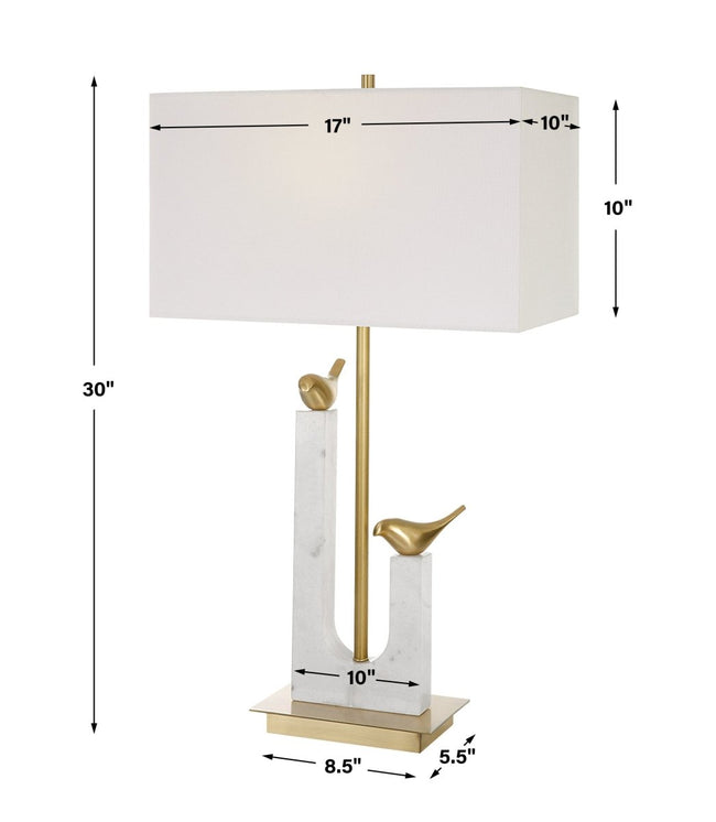 Songbirds Table Lamp - Uttermost - Lamps by Modest Hut