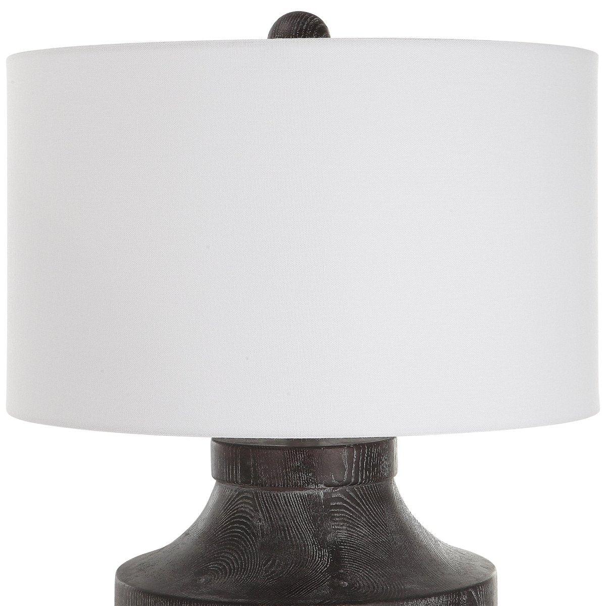 Timber Carved Wood Table Lamp - Uttermost - Lamps by Modest Hut