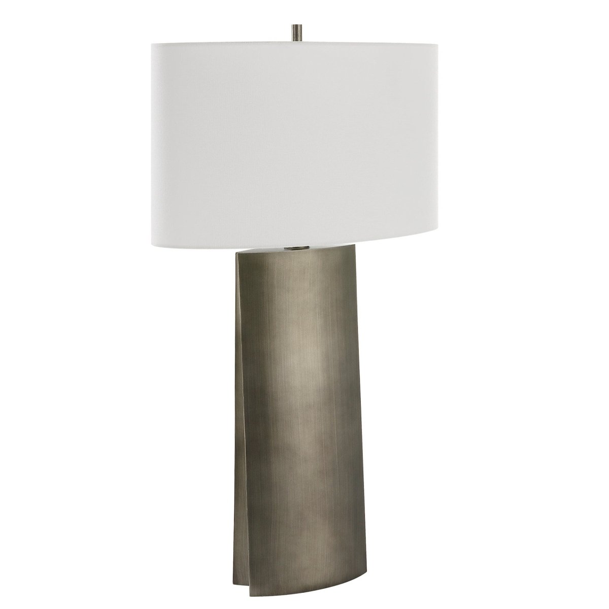 V - Groove Modern Table Lamp - Uttermost - Lamps by Modest Hut