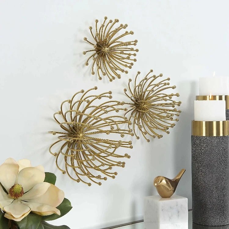 Aga Metal Wall Decor, S/3 - Uttermost - Metal Wall Decor by Modest Hut