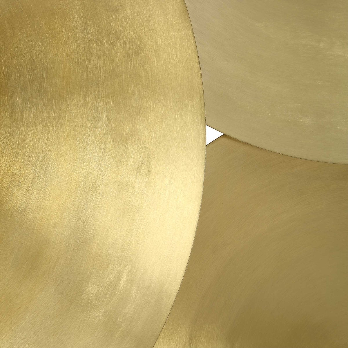 Cymbalic Round Brass Wall Art Set/3 - Uttermost - Metal Wall Decor by Modest Hut