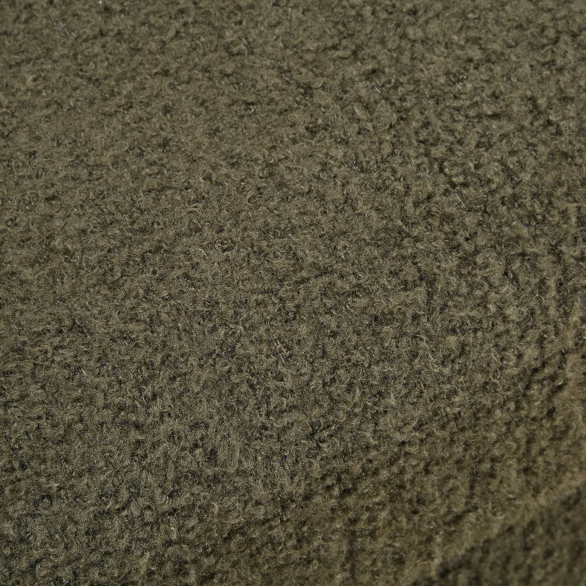 Detail view of the Tisdell Kale Faux Sheepskin Swivel Chair finish and construction image 9