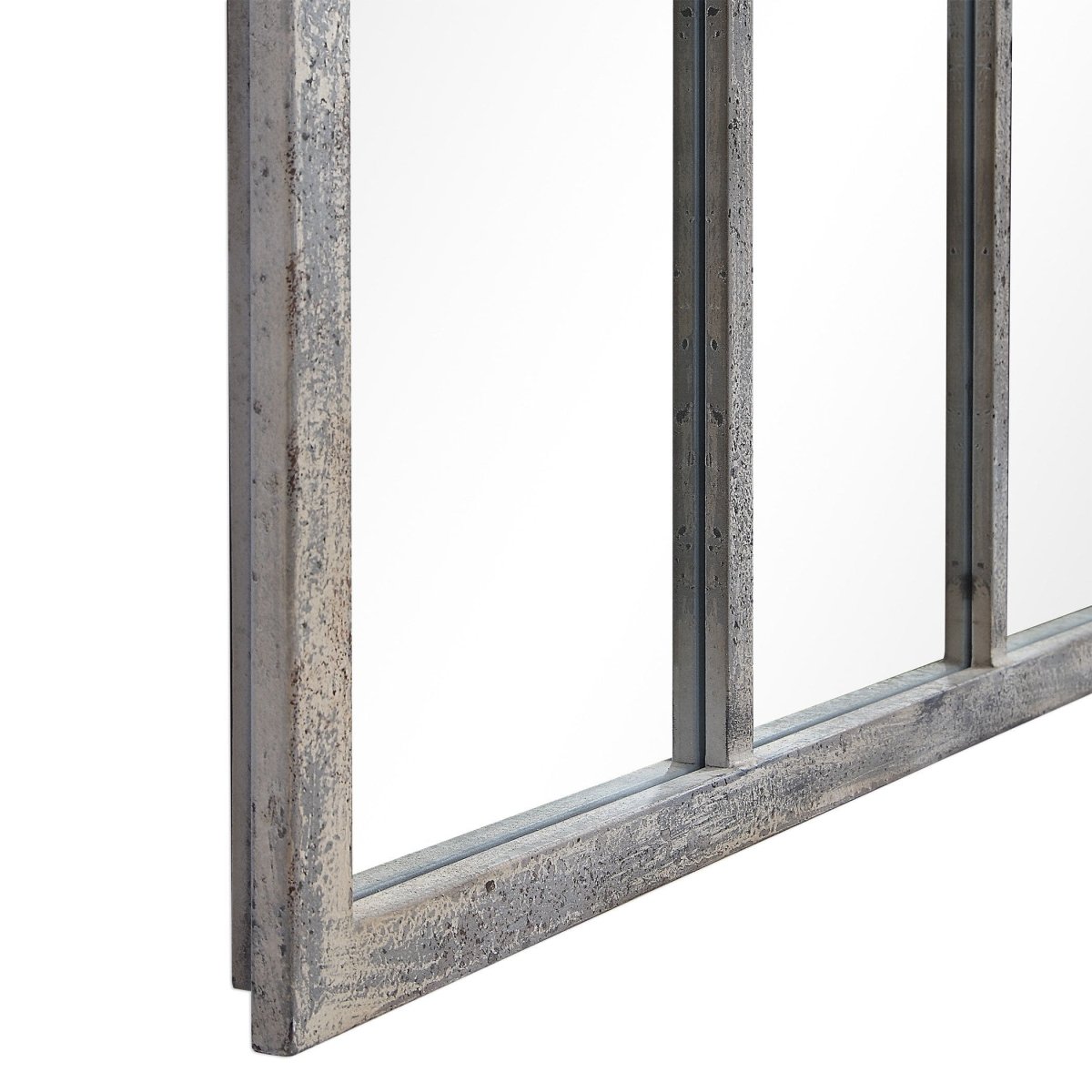 Rustic Gray Amie Arched Mirror - Uttermost - Mirrors by Modest Hut