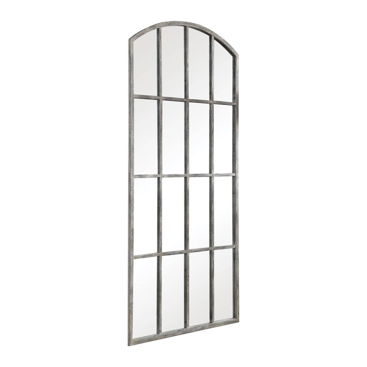 Rustic Gray Amie Arched Mirror - Uttermost - Mirrors by Modest Hut