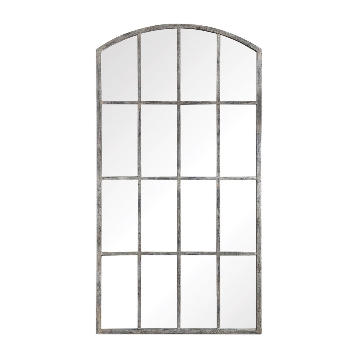 Rustic Gray Amie Arched Mirror - Uttermost - Mirrors by Modest Hut