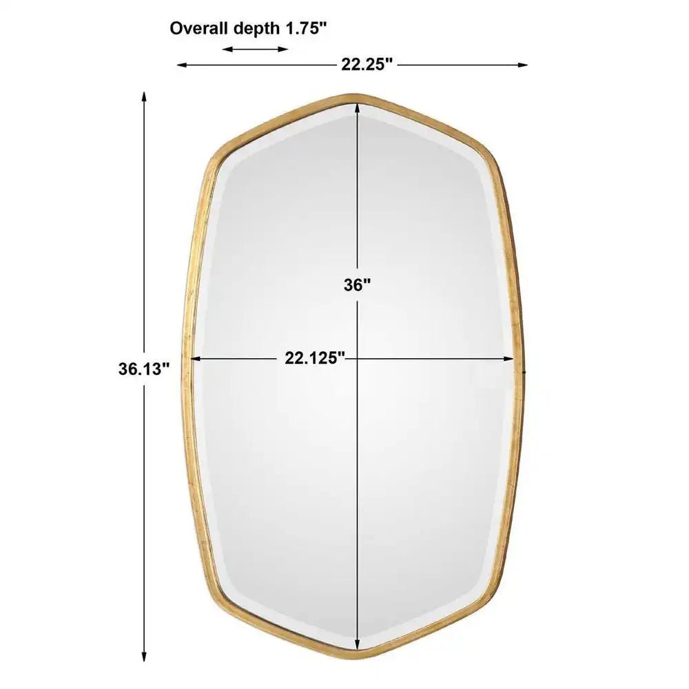 Duronia Gold Mirror - Uttermost - Other Mirrors by Modest Hut