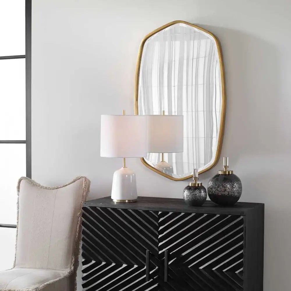 Duronia Gold Mirror - Uttermost - Other Mirrors by Modest Hut