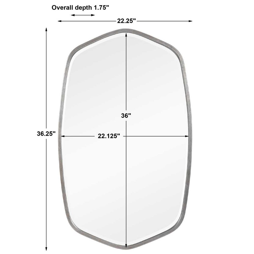 Duronia Silver Mirror - Uttermost - Other Mirrors by Modest Hut