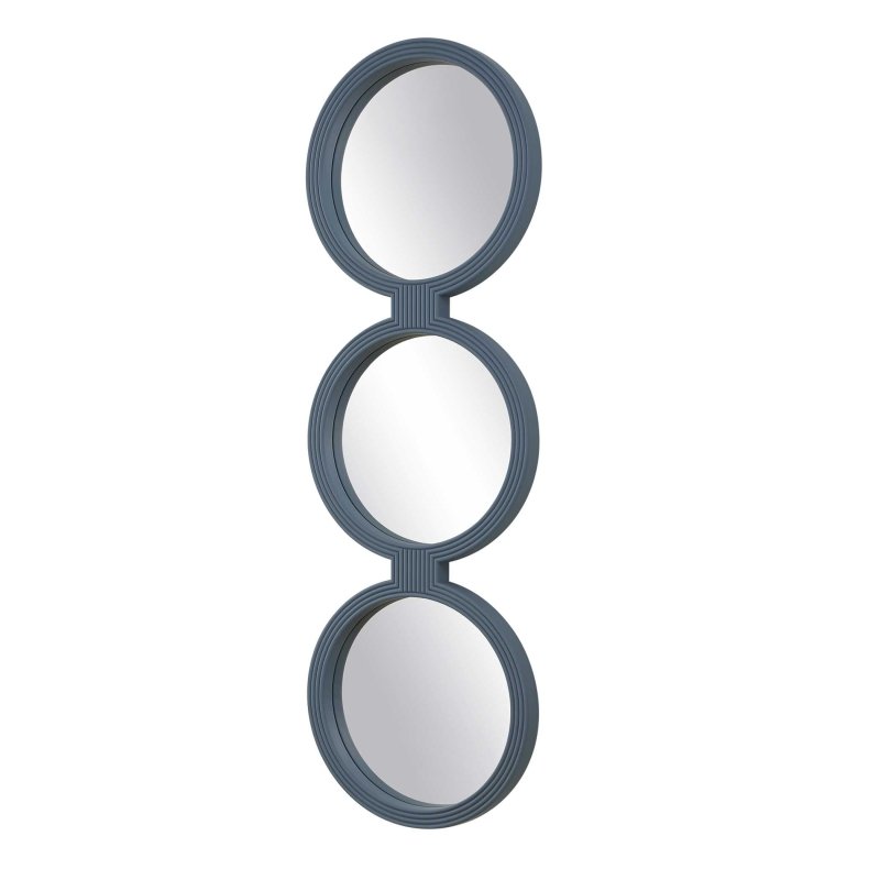 Going In Circles Blue Gray Mirror - Other Mirrors