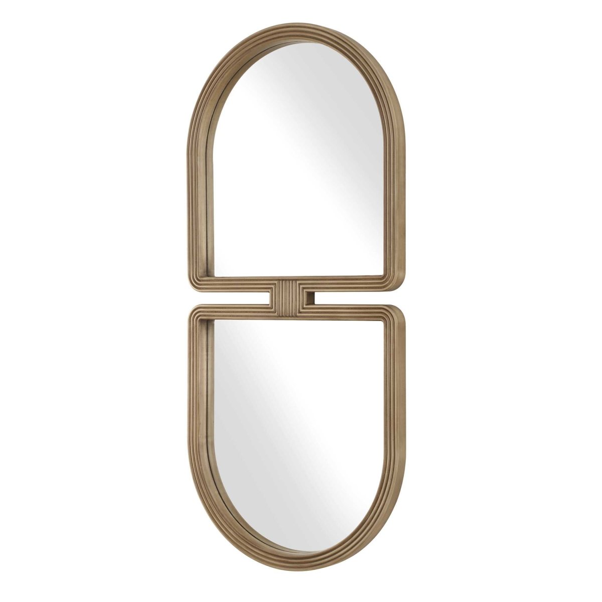 Jacques Art Deco Gold Mirror - Uttermost - Other Mirrors by Modest Hut