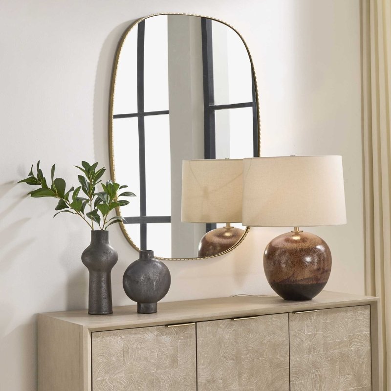 Nidia Antique Gold Mirror - Other Mirrors