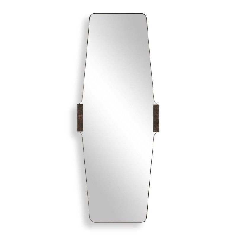 Alternate view of the Orson Golden Bronze Marble Tall Mirror by Uttermost